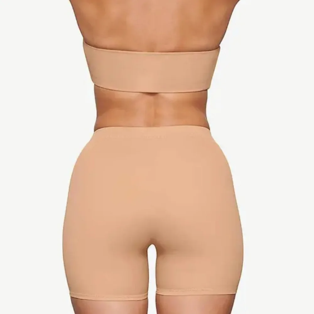 NWT SKIMS Recycled Swim Mid Waist Short Size 4X Ochre